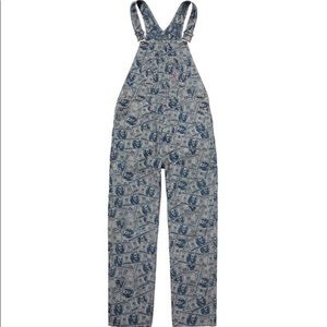 Supreme 100 Dollar Bill Overalls (Blue)
